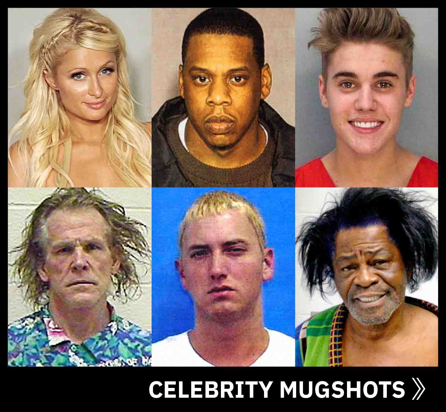 Click here to see a curated collection of the best famous celebrity mugshots of all time.
