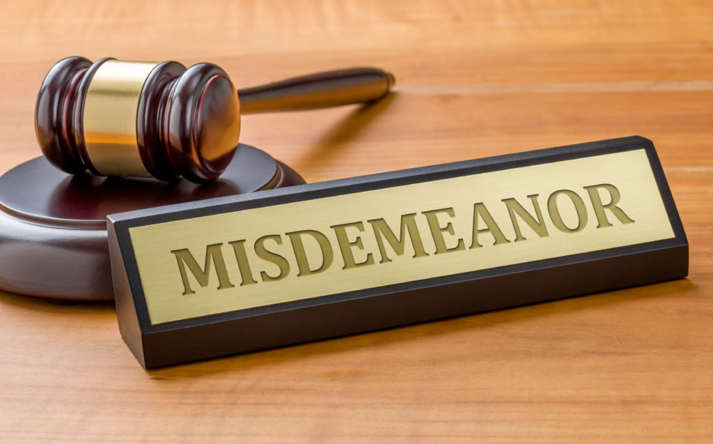 A,Gavel,And,A,Name,Plate,With,The,Engraving,Misdemeanor