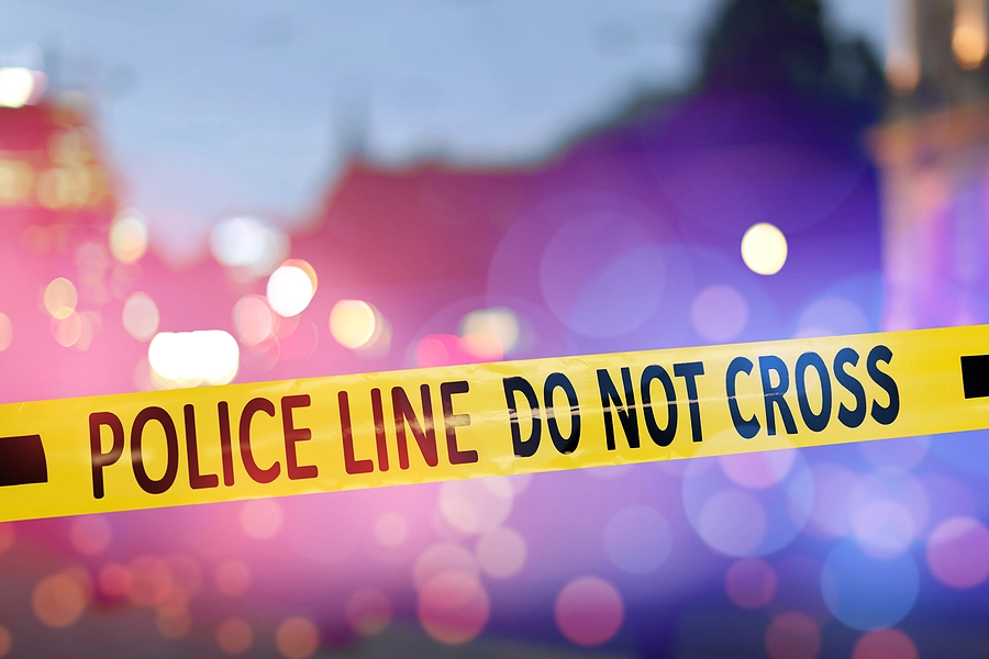 Police tape surrounding a crime scene, illustrating why Los Angeles manslaughter cases require experienced local criminal defense representation.