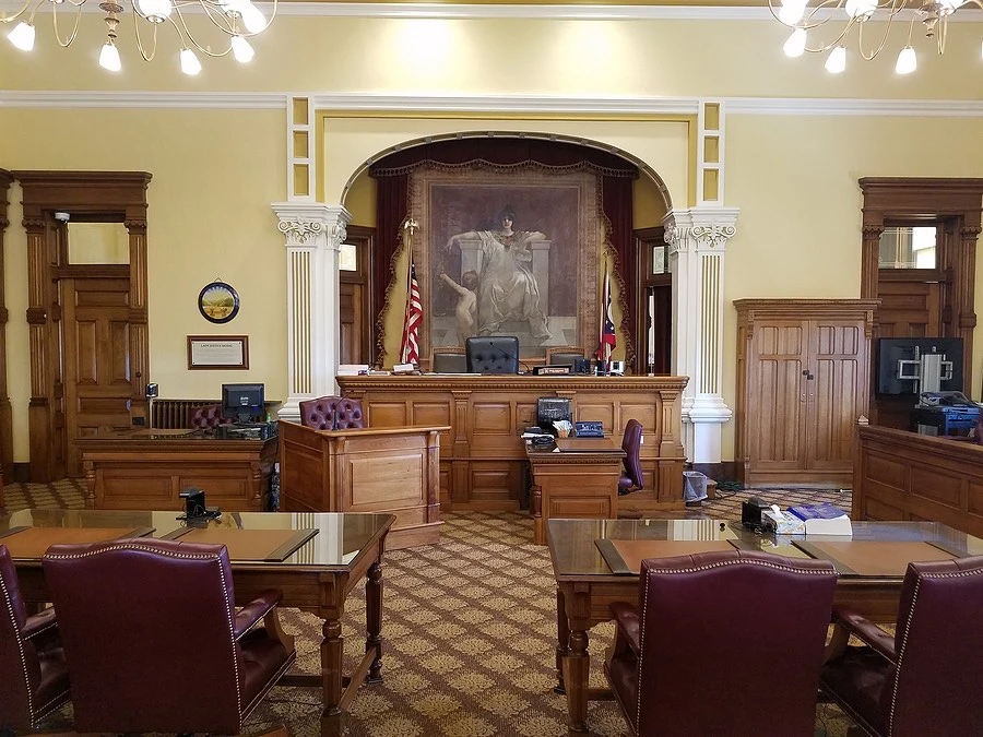 Courtroom setting, illustrating why local court experience matters in Los Angeles misdemeanor cases.